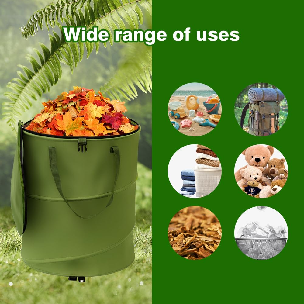 Amazon.com: HQSSWUCH Collapsible Pop Up Trash Can, Outdoor